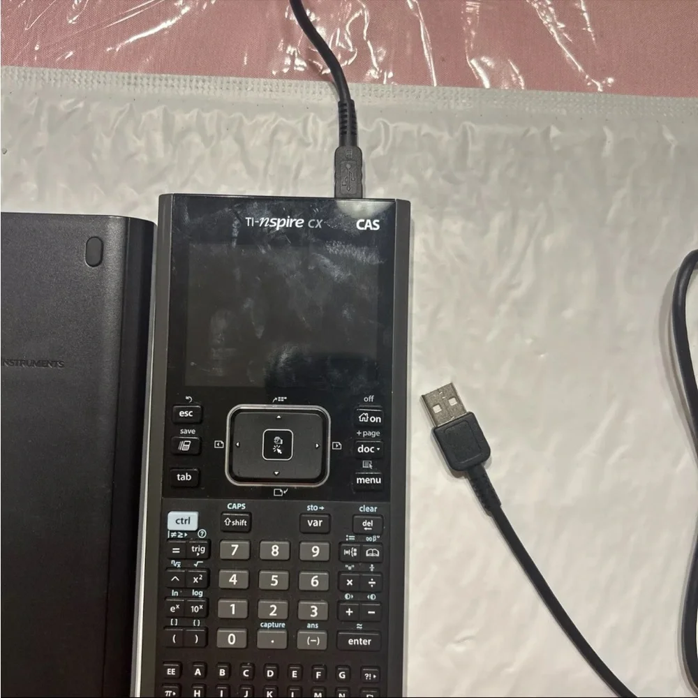 Texas Instruments TI-Nspire CX CAS Graphing Calculator Tested Batteries